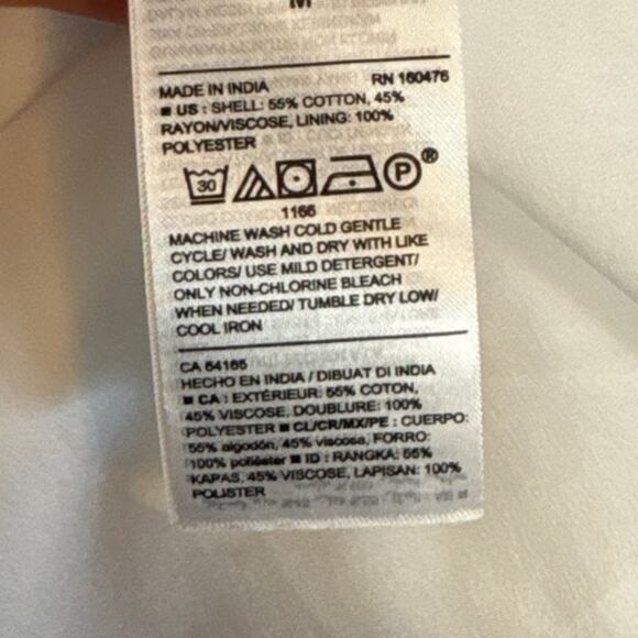 Old Navy Tiered High Neck Cotton Blend Mini Dress Medium - Picture 3 of 4